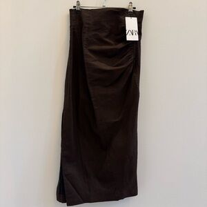 Zara Dark Brown Skirt